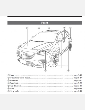 mazda cx-9 2016 owners manual